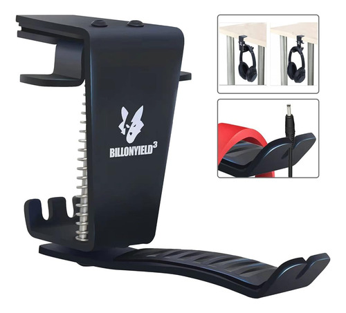 Berlxua Headset Headphone Hook Holder Soporte De Percha, Sop