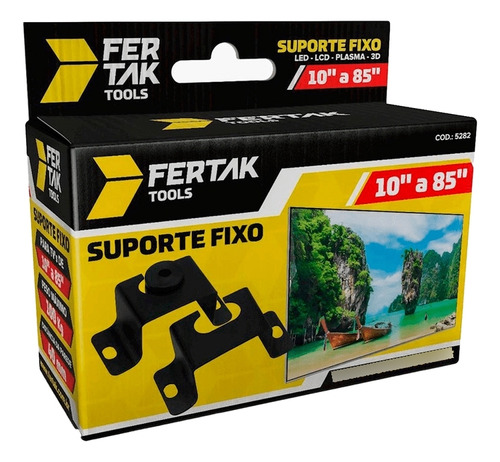 Suporte De Tv Universal Fertak Mini Fixo De 10  Até 85 