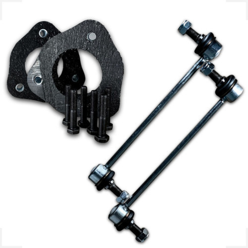 Kit Calço De Mola Dianteiro 4cm + Bieleta Adapt. Fiat Toro
