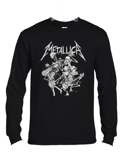 Polera Ml Metallica Band Comic Metal Abominatron
