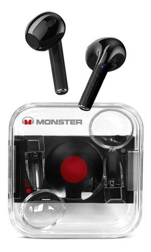 Fones de ouvido Monster Airmars Xkt01 Vintage Tws Surround Black