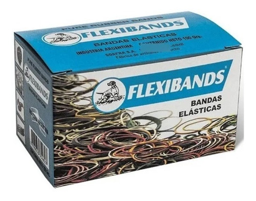 Banda Elastica Flexiband Bandita Gomita 40mm 2mm 100g Caja