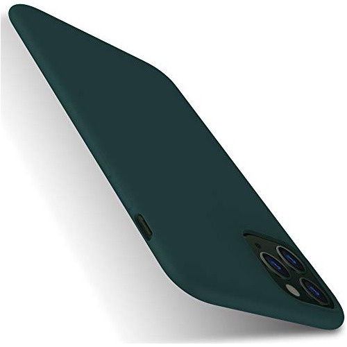 Funda Para iPhone 11 Pro Verde 5.8 Pulgada Silicon Goma Suav