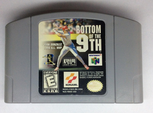 Bottom Of The 9th Nintendo 64  N64 Rtrmx Vj 