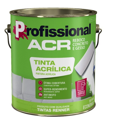 Pintura Renner Acr Profesional 18 Lts