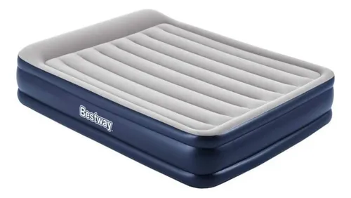 comprar Colchon Inflable Queen C\u002Fbomba De Aire Eléctrica Integrada Color Azul