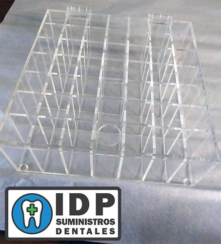 Caja De Acrílico Para Ligas De Ortodoncia.