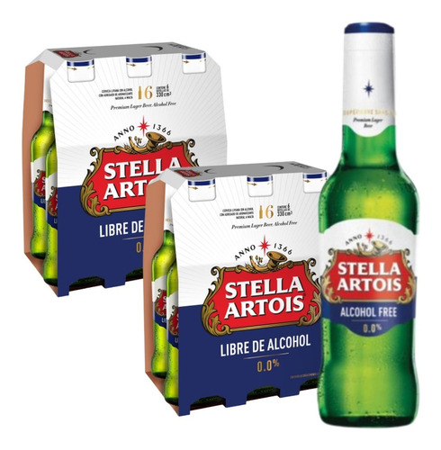 Cerveza Stella Artois Sin Alcohol 0.0% X 12. Quirino Bebidas