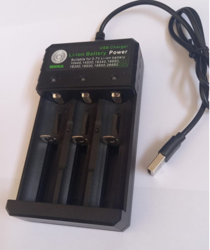 Imagem 2 de 8 de Baterias 18650 2unidades + Carregador Tripl 3,7/4,2v 9800mah