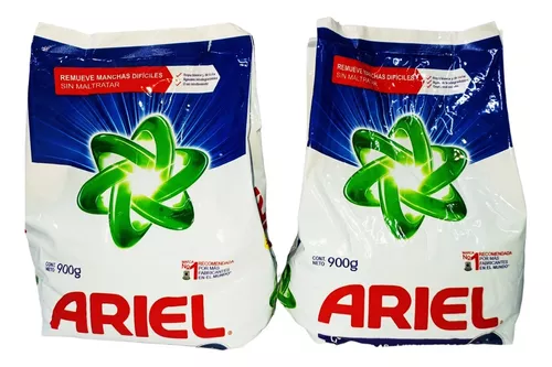 comprar Bulto Jabon Polvo Detergente 900gr Ariel 20unid