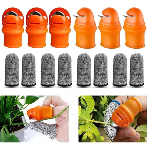 14 Piezas Pulgar Pulgar Silicona For Jardinería Para Vegetal