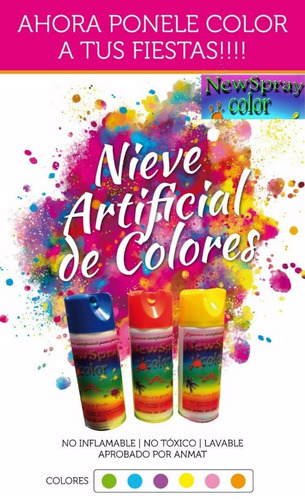 12 Espuma Nieve De Carnaval Newspray-color The Original