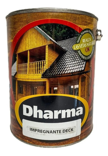 Impregnante Lasur Protector Para Deck Dharma X 4 Lts