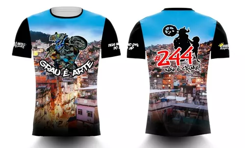 Camiseta 244 Não é Crime - Grau é Arte - Innove Sports