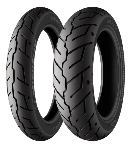 Par Pneu 100/90 B19 + 180/65 B16 Michelin Scorcher 31