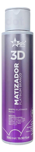 Matizador Platinum Branco Magic Color - Máscara Desamarelado