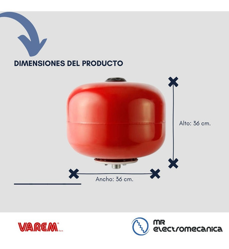 Hidroneumatico Varem 24litros Hidroneumatico Varem 24litros