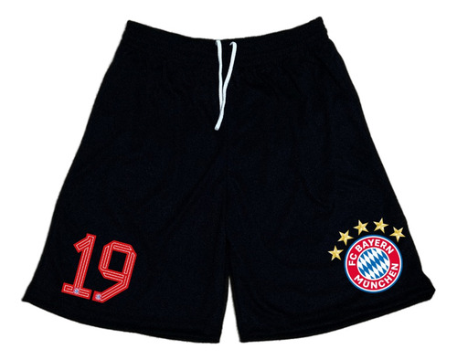 Short De Poliester Bayern Munich  C/ Numero Ideal Equipos