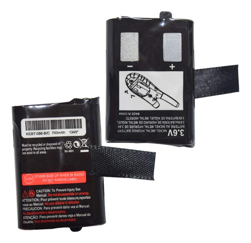 Pack De 2 Baterias Reargables 700 Mah P/motorola Gmrs/frs