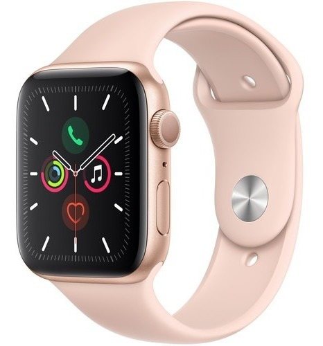 Apple Watch Series 5 44mm Gps Gold Aluminum, Pink Sand Sport