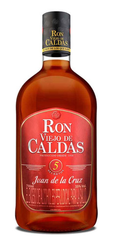 Ron Viejo D Caldas 5años 750ml - mL a $79