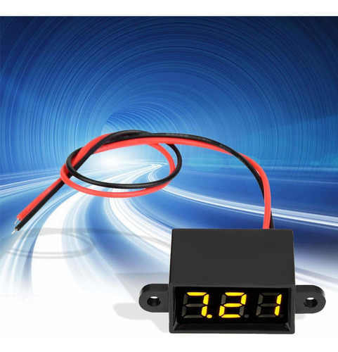 Pantalla Led Voltimetro Digital Do Cabl Dc 3.0-30v Alta Para