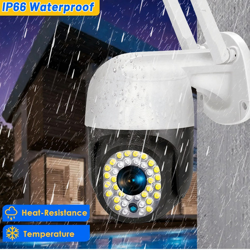 Imagen 7 de 10 de Cámara Ip Wifi 2mp 1080p Exterior Ptz 360° X4