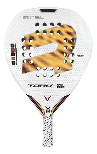 Paleta Royal Padel - Toro White 