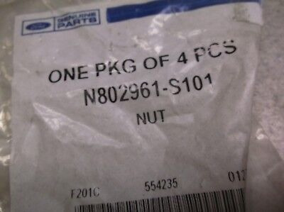 New Ford N802961-s101 Nuts, Lot Of 4  *free Shipping* Mmp