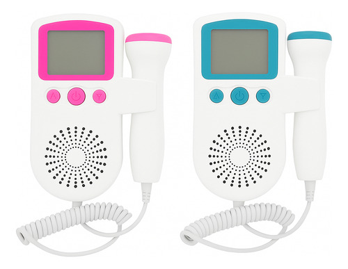 Sonar Fetal Doppler JSL-T501 Ultrassom BeautyGAP Portatil Monitor Fetal Batimentos Bebê Cor Rosa