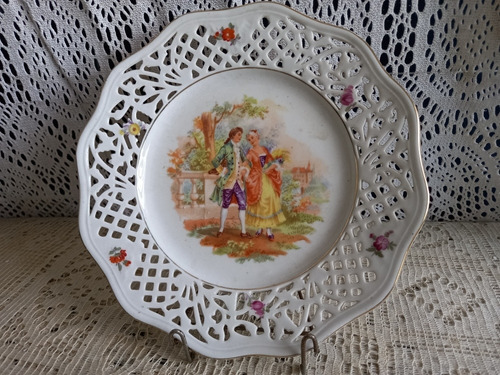 Finísimo Plato Antiguo Porcelana Bavaria Schumann Impecable 