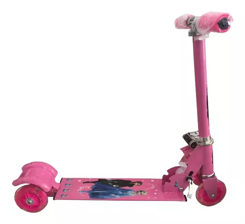 Monopatin Scooter Para Niña Modelo 2021 Rosada 3 Ruedas