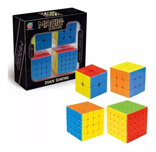 Kit Cubo Mágico Profissional Brinquedo Puzzle