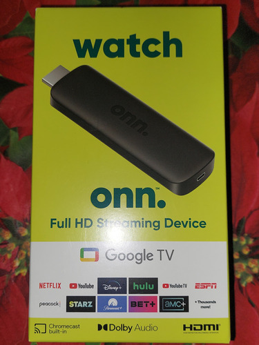 Onn Streaming Hd Google Tv 