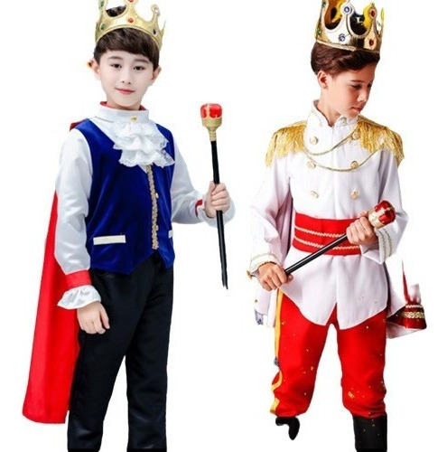 Halloween Niño Príncipe Ropa Rey Cosplay Disfraces