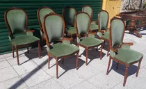 Comprar 8 Sillas Estilo Francés Luis Xvi Oval Medallón $89990 C\u002F Una