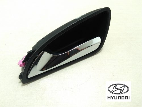 Maçaneta Interna Esquerda Hyundai Cromada Hb20 Hb20s Orig