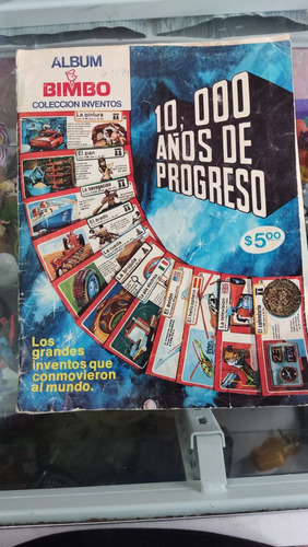 Álbum Bimbo 10,000 Años De Progreso Envío Gratis 42 Tarjetas