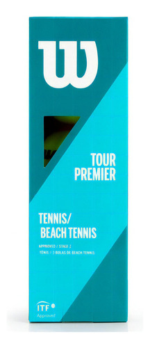 Bola Beach Tennis Com 03 Unidades Wilson