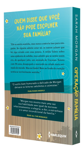 Livro Operação Família de Sarah Morgan capa mole 2022 em português Editorial Harlequin