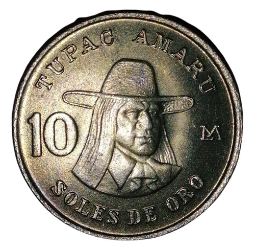 Monedas De 10 Soles De Oro 1978 Y 1982, Tupac Amaru 