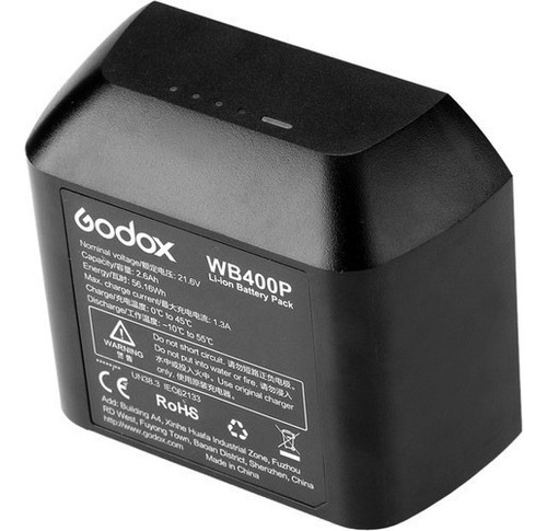 Bateria Godox Wb400p Para Flash Godox Ad400pro