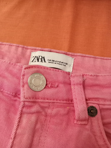 Pantalón Jean Dama- Ancho Zara- Talle 38- Igual A Nuevo!!!!!