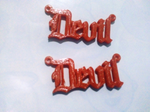 3 Dijes Devil Diablo Para Collar 