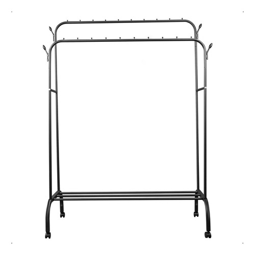 Cabideiro Duplo Para Roupa Arara Organizador Aço 2 Niveis