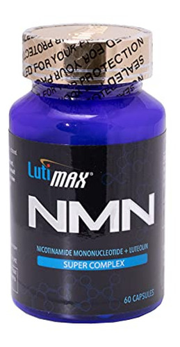Imagen 1 de 7 de Suplemento Vitamina B3 Suplemento Lutimax Nmn Con Luteolina 