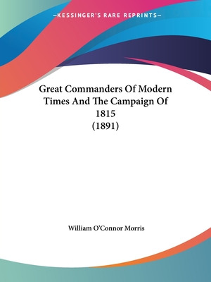 Libro Great Commanders Of Modern Times And The Campaign O...