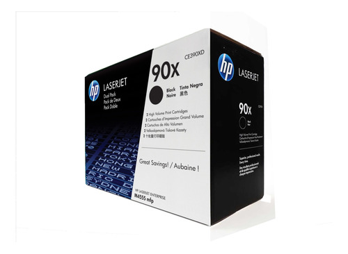 Cartucho De Toner Hp 90x (ce390x) Negro, 100% Original