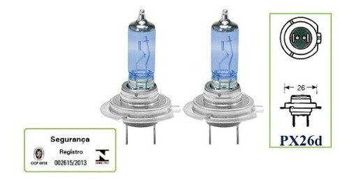 Imagem 7 de 10 de Par Lâmpada H7 Osram 30% Mais Luz Cool Blue Limited Edition