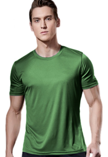 Camiseta Blusa Dry Fit Poliéster Corrida Academia Masculina